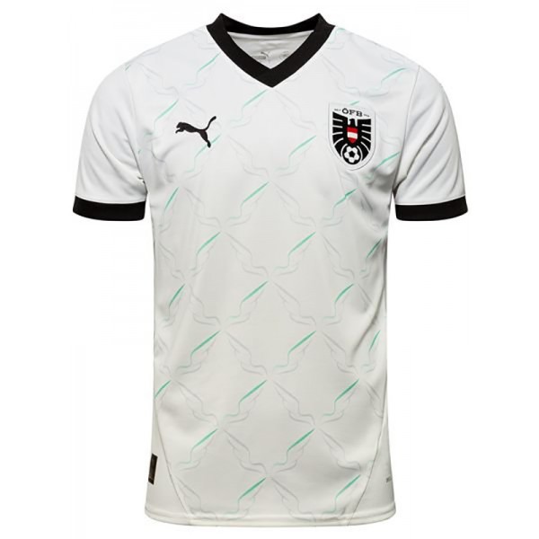 Austria maillot extérieur uniforme de football deuxième kit de football pour hommes hauts chemise de sport 2024 coupe d'euro